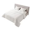 VEVOR Queen Duvet Cover Set, 100% Cotton, 3 Pieces Bedding Set Queen Size with 1 Duvet Cover 90 x 90 in and 2 Pillow Shams 20 x 26 in, Soft Breathable