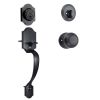 VEVOR Front Door Handle and Deadbolt Set, Front Door Lock Set with Interior Knob, Adjustable Hole Spacing Single Cylinder Handleset