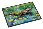NEW Alligator Doormat Front Door Mat Indoor Outdoor Rugs for Entryway, Non Slip Washable Low Pile, 18H X 27W