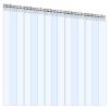 VEVOR Clear PVC Strip Curtain, 84 in Height x 60 in Width x 0.08 in Thickness, 10 PCS Walk in Freezer Cooler Curtain Strips