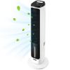 VEVOR Tower Fan, 23.3ft/s Velocity Quiet Floor Fan, 70° Oscillating Fans for Indoors with 9 Speeds, 4 Modes, 24H Timer