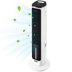 VEVOR Tower Fan, 23.3ft/s Velocity Quiet Floor Fan, 70° Oscillating Fans for Indoors with 9 Speeds, 4 Modes, 24H Timer
