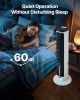 VEVOR Tower Fan, 23.3ft/s Velocity Quiet Floor Fan, 70° Oscillating Fans for Indoors with 9 Speeds, 4 Modes, 24H Timer