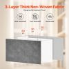 VEVOR 90L Large Storage Bags, 6 Pack Clothes Storage Bin, Foldable Closet Organizers Containers with Handle, Nov-woven Fabric Storage Bag for Clothing