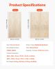 VEVOR Full Size Bunkie Board, 0.4 in Foldable Bed Board Slats with Connection, Wooden Mattress Support for Full Size Bed