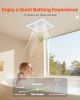 VEVOR Bathroom Exhaust Fan, 50-80-110 CFM Bathroom Vent, Low-Noise, Premium Motor Ceiling Fan, Standard 4-inch Duct Interface for Laundry Room
