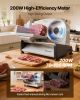 VEVOR Meat Slicer, 7.5 inch 200W Electric Deli Slicer Machine with SUS420 Blade, 0-0.6 inch Adjustable Thickness