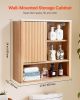 VEVOR Bathroom Wall Cabinet, with Door and Adjustable Shelf, Over the Toilet Storage Medicine Cabinet Wall Mounted
