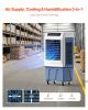VEVOR Evaporative Air Cooler, 3100 CFM with 9 Gallon Water Tank Swamp Cooler, Portable Cooling Fan with Remote Control, 12H Timer, 4 Ice Boxes