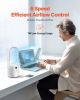 VEVOR Desk Fan Bladeless, 12.99 Inch Portable Desk Fan, 6-Speed USB Quiet Cooling Small Tower Fan with Rechargeable Battery